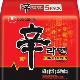 Nong Shim Shin Ramyun Instant Nudeln, Multipack (5x120g)
