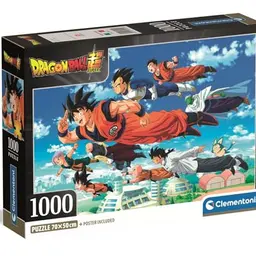 Clementoni Dragonball Puzzle 1000 Teile - Anime Collection für Erwachsene - 70 x 50 cm
