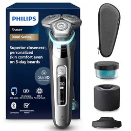 Philips Shaver S9000 – Elektrischer Rasierer für Herren mit Lift & Cut System und SkinIQ Technologie