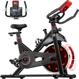 Dskeuzeew Heimtrainer Fahrrad für Zuhause mit Magnetischem Widerstand und LCD Display, 120-160kg belastbar
