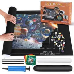 Puzzlematte Puzzlerolle für Puzzles bis 3000 Teile, leicht zu lagern und transportieren