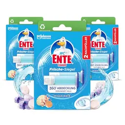 WC ENTE Frische-Siegel Nachfüller, 18 Gel WC-Steine, Ocean Wave