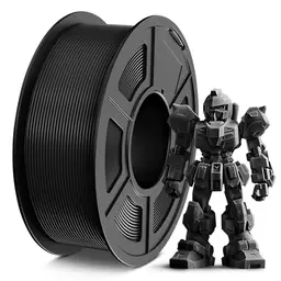 TECBEARS PETG Filament 1.75mm Schwarz, 1kg Spule, kompatibel mit FDM Druckern