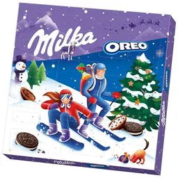 Milka & OREO Adventskalender – Schokoladenkalender mit OREO Keksen – 284g