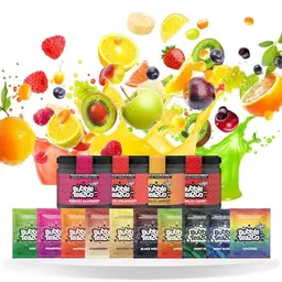 BubbleTea2Go - DIY Bubble Tea Set mit Premium Mix und Zubehör - Boba Tea Kit für Partys (Dream Früchtemix)