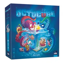 SitDown! OCTOCUBE Familienspiel mit magnetischen Würfeln für Geschicklichkeit und Strategie, Kraken-Schatzsuche, Für 2–4 Spieler ab 8 Jahren