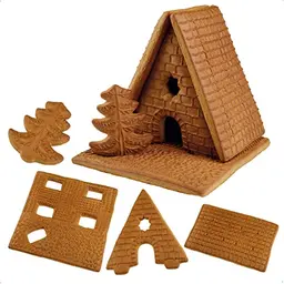Günthart DIY Lebkuchenhaus Bausatz - 6tlg Weihnachtsbäckerei
