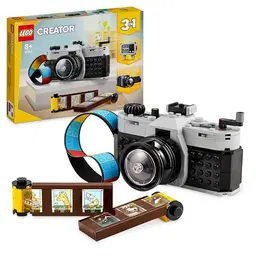 LEGO Creator 3in1 Retro Camera, Video Camera & TV Set – Kreatives Spielzeug für Kinder ab 8 Jahren