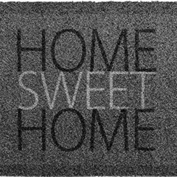 oKu-Tex Fußmatte Deco-Soft für innen - Home-Sweet-Home, rutschfest, 40 x 60 cm