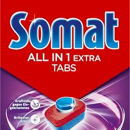Somat All in 1 Extra Geschirrspültabs (92 Tabs) für strahlend sauberes Geschirr, auch im Kurz- & Eco-Programm
