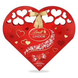 Lindt Lindor Herzpackung - zartschmelzende Milch Kugeln, 7er Pack (7 x 200 g)