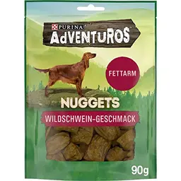 Adventuros Hunderleckerli Nuggets mit Wildschwein, 6er Pack (540g)