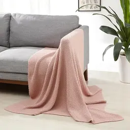 Amazon Basics Kuscheldecke, 127 x 152 cm, Staubrosé