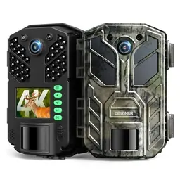 CEYOMUR Wildkamera 4K HD mit Bewegungssensor und Nachtsicht, ideal zur Tierbeobachtung