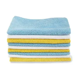 Amazon Basics Mikrofaser Reinigungstuch 12 Stück, Mehrfarbig, ca. 30,5 x 40,5 cm