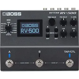 BOSS RV-500 Reverb Effects Pedal - Hochwertige Klänge und Studioqualität