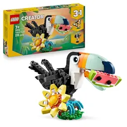 LEGO Creator Wilde Tiere: Tropischer Tukan - 3-in-1-Spielzeug für Kinder ab 7 Jahren - 31173