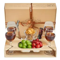 Janflyhome Couchbar – Snacktablett für mehrere Personen, ideal für Geschenke