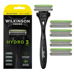 Wilkinson Sword Hydro 3 Rasierer mit 5 Klingen für Männer