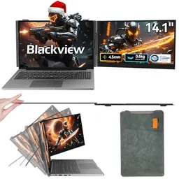 Blackview SCM6 14" FHD Portable Monitor - Ultra-Dünner Gaming Monitor für Laptops und Konsolen