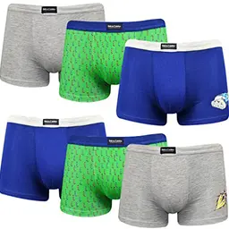 DOUBLE M 6er-Pack Jungen-Baumwollunterhosen, weiche Unterwäsche in verschiedenen Größen (2-12 Jahre)