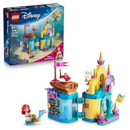LEGO Disney Princess Arielles Mini-Schloss - Spielzeug mit Mikro-Puppe und Tierfiguren - Geschenk für Mädchen ab 5 Jahren - 43285