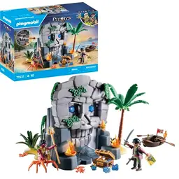 PLAYMOBIL Pirates 71531 Totenkopfinsel mit Piratenfigur und Krabbenmann, ab 4 Jahren