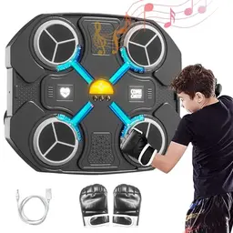 OneNine Bluetooth Boxmaschine mit Musik – Wandmontiertes Boxziel für Zuhause und Fitnessstudio