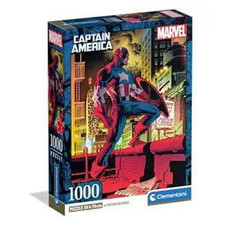 Clementoni Puzzle Captain America 500 Teile, Marvel, Geschenk für Erwachsene 14-99 Jahre