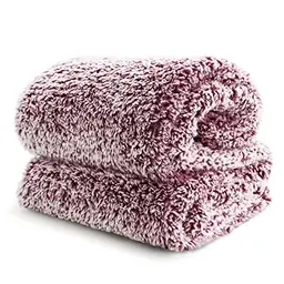 BEDSURE Kuscheldecke Rot 150x200 cm - Flauschiger Sofaüberwurf für den Winter