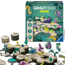 Ravensburger GraviTrax Junior Starter-Set L Jungle, Lern- und Konstruktionsspielzeug ab 3 Jahre