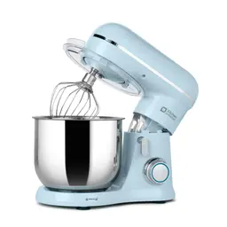 Kitchen in the box Kompakte Küchenmaschine 3,5 L mit 10 Geschwindigkeiten, leicht, ideal für kleine Küchen, Blau