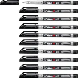 STABILO Permanent-Marker Write-4-all, superfein, 10er Pack, schwarz