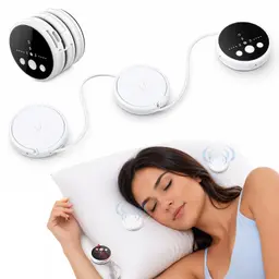 Knochenleitung Kissenlautsprecher, Bluetooth, Weißrauschen, Schlaf-Timer, TF-Karte – Ideal für Seitenschläfer