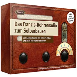Franzis Röhrenradio zum Selberbauen – Retro-Lötbausatz mit Handbuch