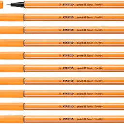 STABILO Fineliner point 88 - 10er Pack Neonfarben