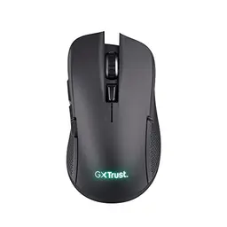 Trust Gaming GXT 923 Ybar Kabellose Gaming-Maus, 50 Stunden Akku, 200-7200 DPI, Schwarz