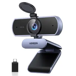 UGREEN FineCam Lite 4K Kamera mit Autofokus, Dual-Mikrofon und Objektivabdeckung
