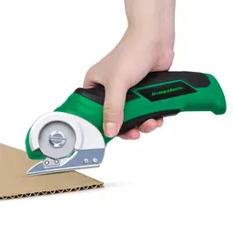 Hammersmith SharpSpin - Elektrische kabellose Schere für Kartons, Stoff, Leder, Teppich, PVC & Kunststoff, selbstschärfende Klinge, präzises Schneiden