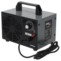 Ozon-Generator DEDRA 60000mg/h, 120W, Timer 1-60 Min, Beseitigt Gerüche & Desinfiziert, Luftdurchsatz 200m³/Std, Mit 4 ozonerzeugenden Platten