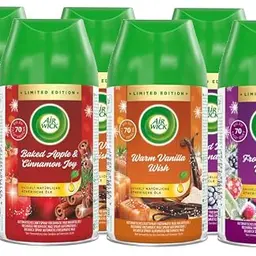 Air Wick Freshmatic Max Nachfüller Set – Automatisches Raumspray Winter – 6 x 250 ml