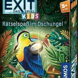 KOSMOS EXIT® - Das Spiel Kids - Rätselspaß im Dschungel, Escape Room für 1-4 Kinder, ab 5 Jahre