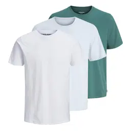 JACK & JONES Jjeorganic Basic Tee Ss O-Ne 3Pk Mp Noos