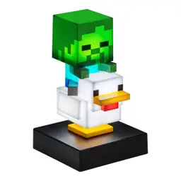 Paladone Chicken Jockey Icon Light, offiziell lizenziertes Minecraft-Produkt