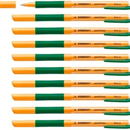 STABILO pointVisco Tintenroller 10er Pack - grün
