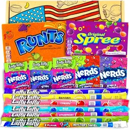 Heavenly Sweets | Geschenkbox mit amerikanischen Süßigkeiten – Ideal für Kinder und besondere Anlässe