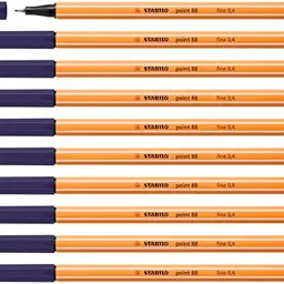 STABILO Fineliner point 88 - 10er Pack - Nachtblau
