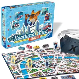 Ravensburger Scotland Yard Junior – Brettspiel für 2-4 Spieler, ab 6 Jahren