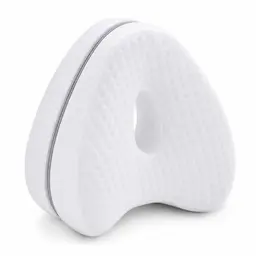 LAPONO Kniekissen für Seitenschläfer, orthopädisches Memory Foam Beinkissen, Lagerungskissen für Beine & Hüfte, abnehmbarer Bezug