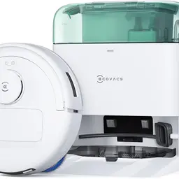 ECOVACS DEEBOT MINI Saug- und Wischroboter, Selbstentleerung, intelligente Tiefenreinigung, grün